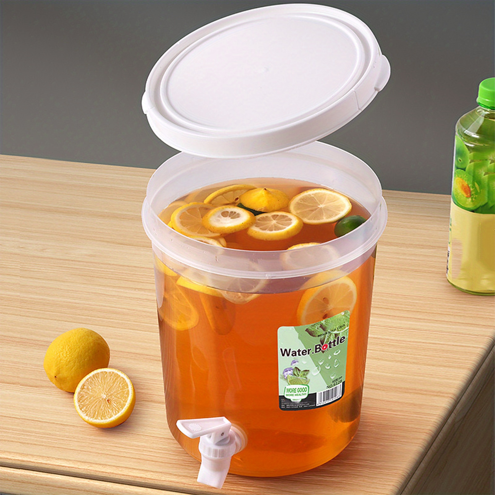 Leak-Proof Plastic Water Dispenser - Perfect for Fridge, Kitchen & Dining Room Use, for Return School
