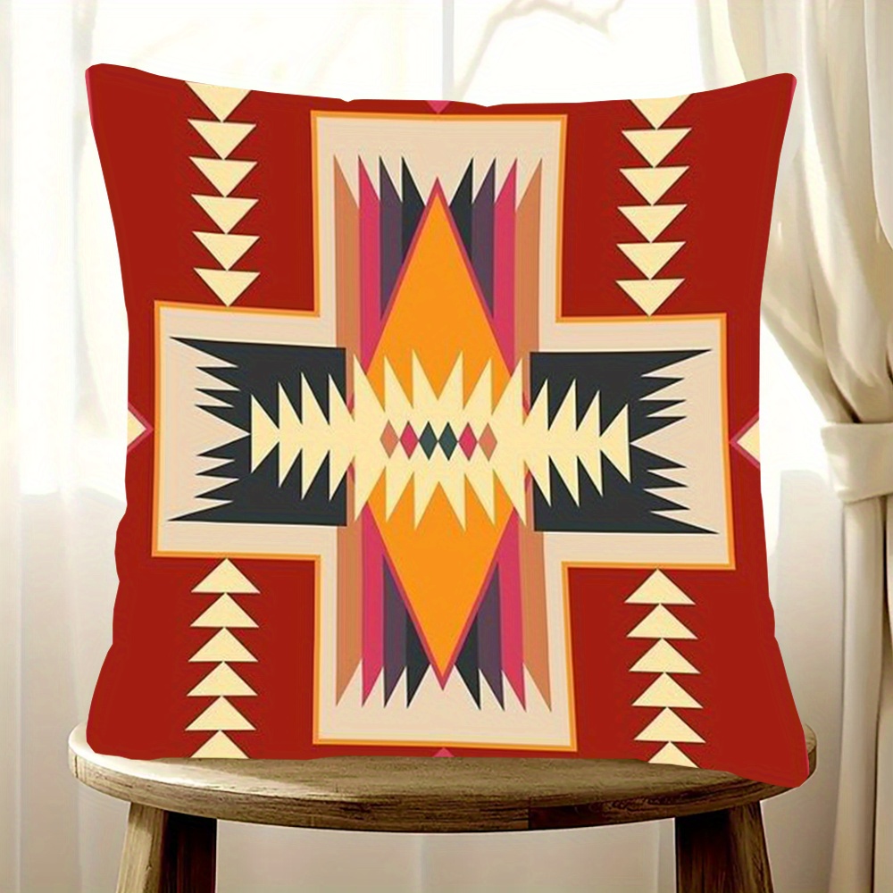 

18x18 , Double- Pattern, , , Polyester For Sofa And - 1pc ( Not Included)