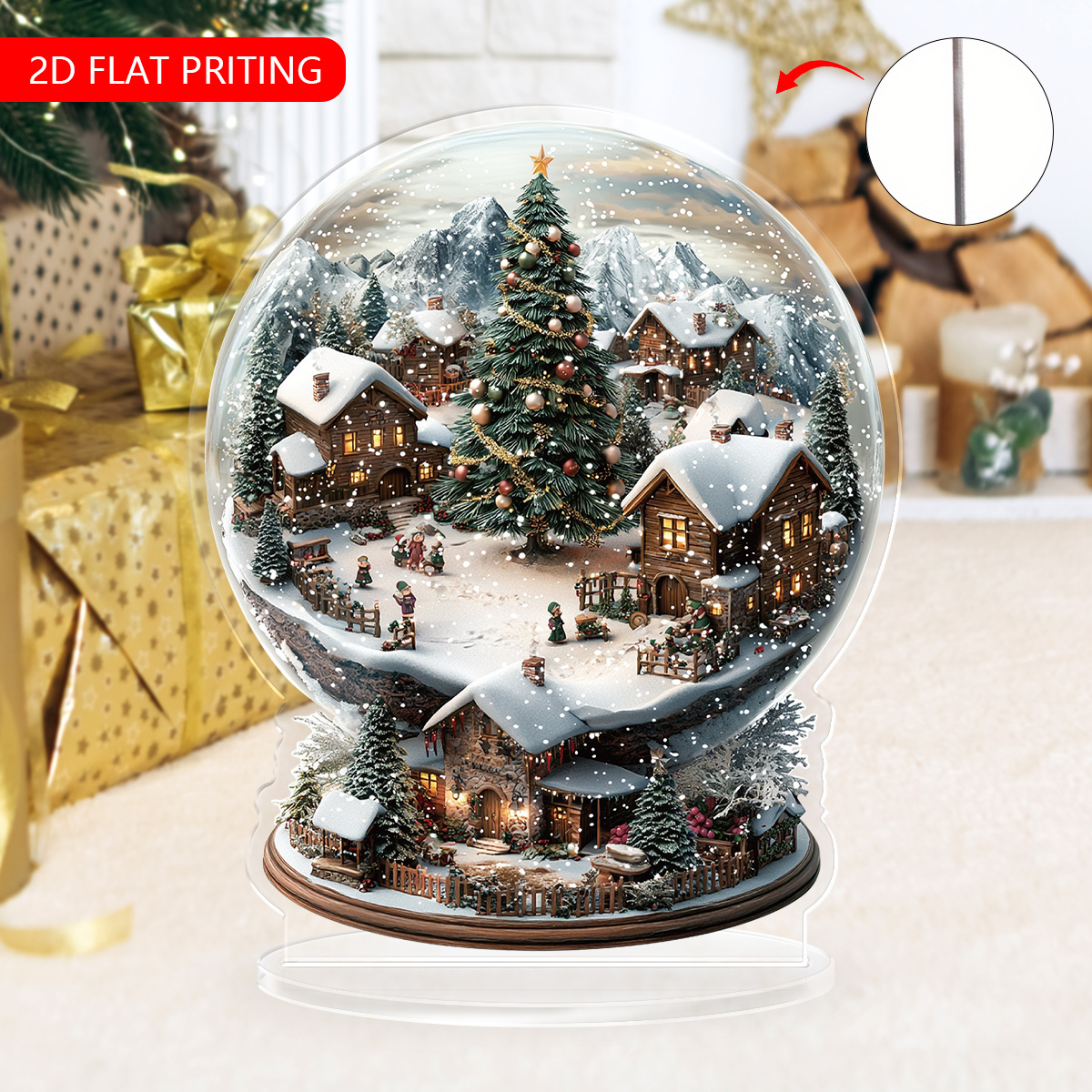 

Christmas Ornament Set - 2d Printed - Decor For , , Anniversaries & - -free 14+