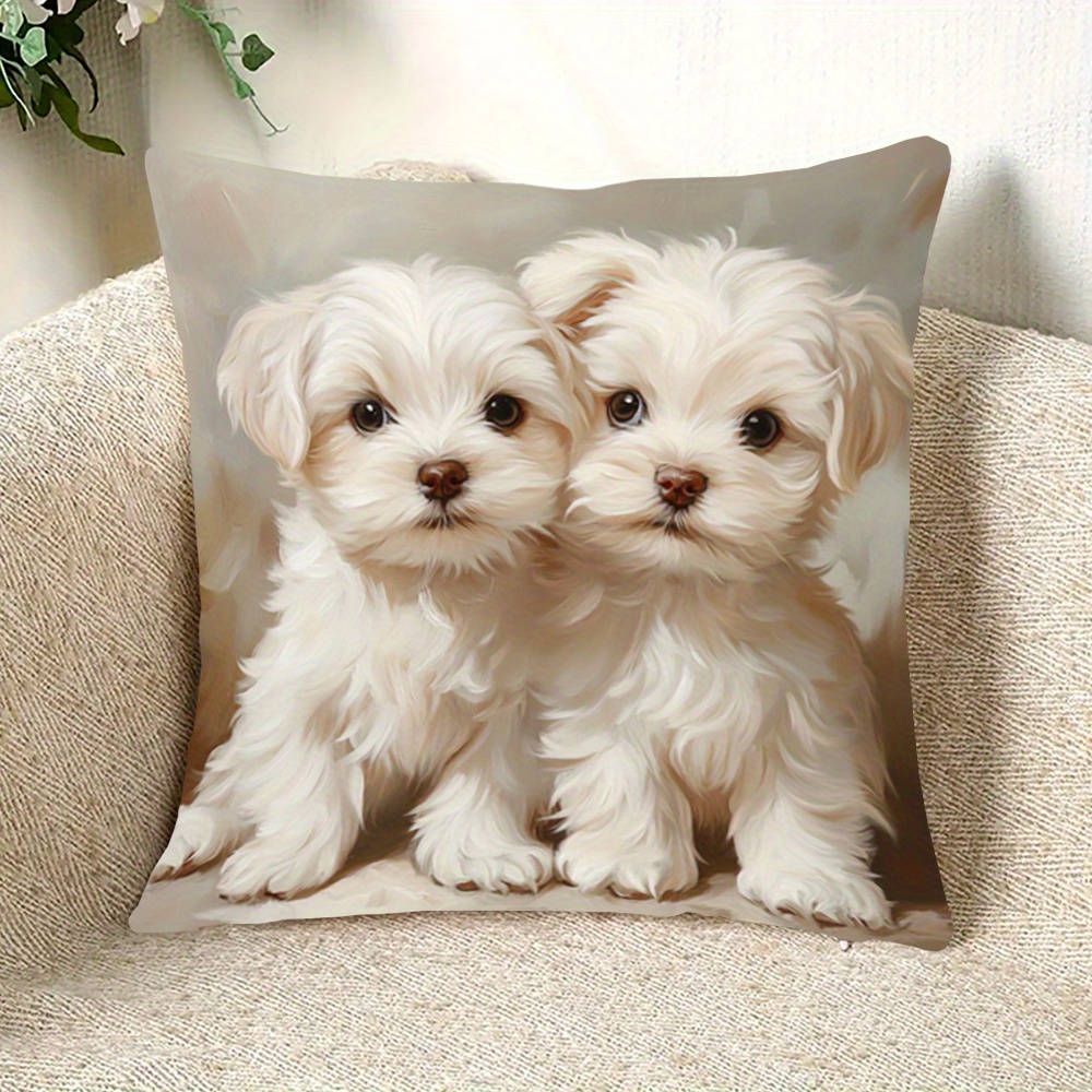 

1pc , 18x18 , Double-, , , , Polyester, Suitable For Sofa, , , , - Zjpioai0600
