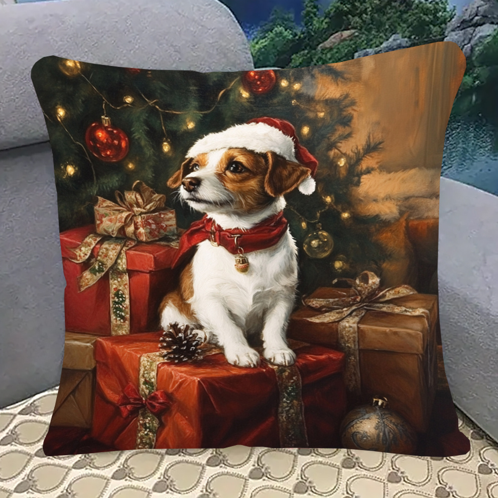 

Christmas Pillowcase - Double-, 18x18 - For Sofa & Decor,