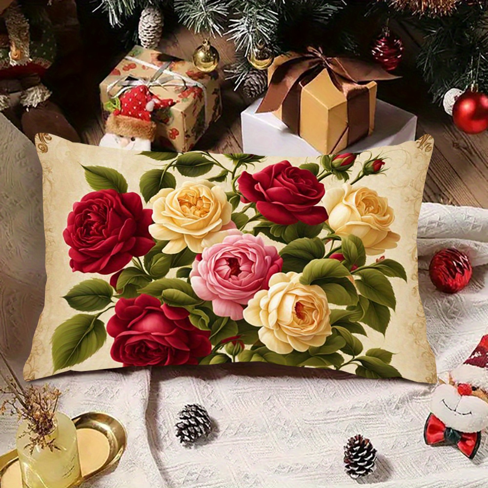 

1pc, 12x20inch Double-sided Printed Pillowcase, , Watercolor , Waist Cushion , , Washable, , Suitable For Sofa, , Bedroom , Mingcc2514