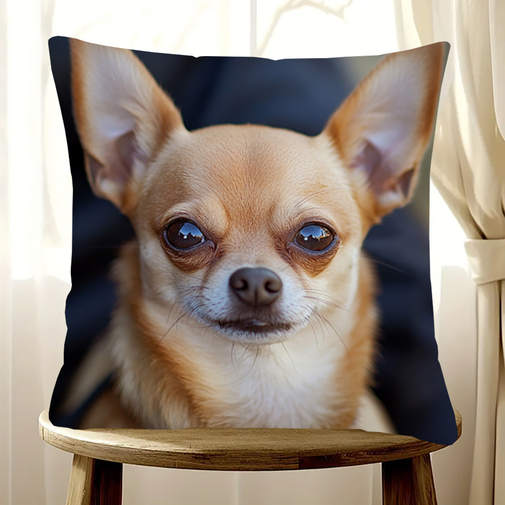 

Dog Double- 18x18" - , Zip , Polyester For , , Decor ( Not Included)