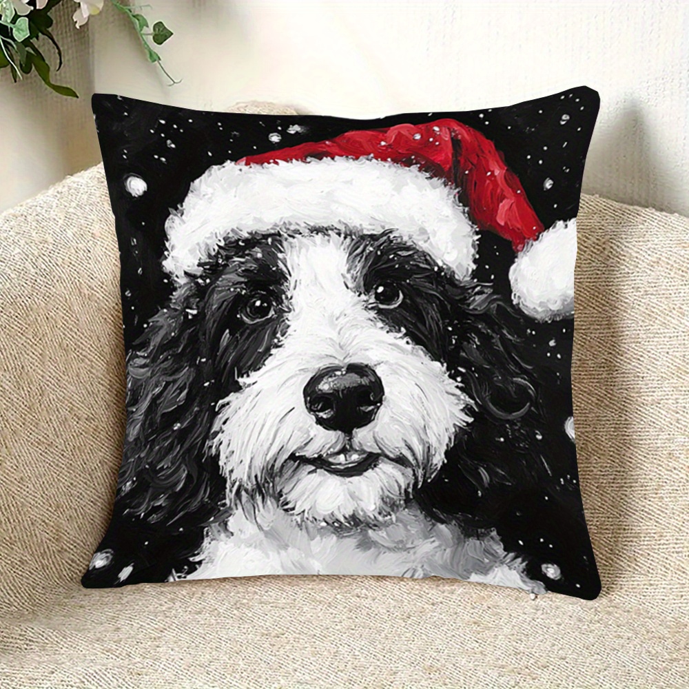 

Sheepadoodle 18x18" Double- Pillowcase - For Sofa, , Or Decor, Zip