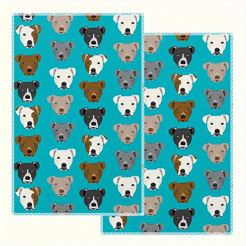 

2pcs Dog Towels - 16x24" , Polyester, For & Party Supplies