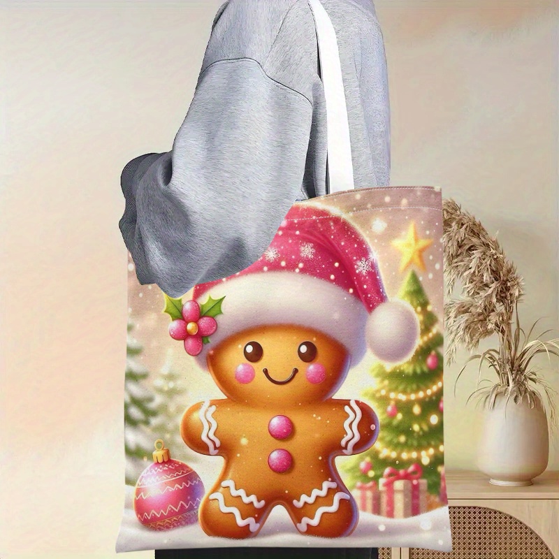 

Christmas Man Tote Bag - Polyester Shopping Bag , Non- Yiwu, -ready