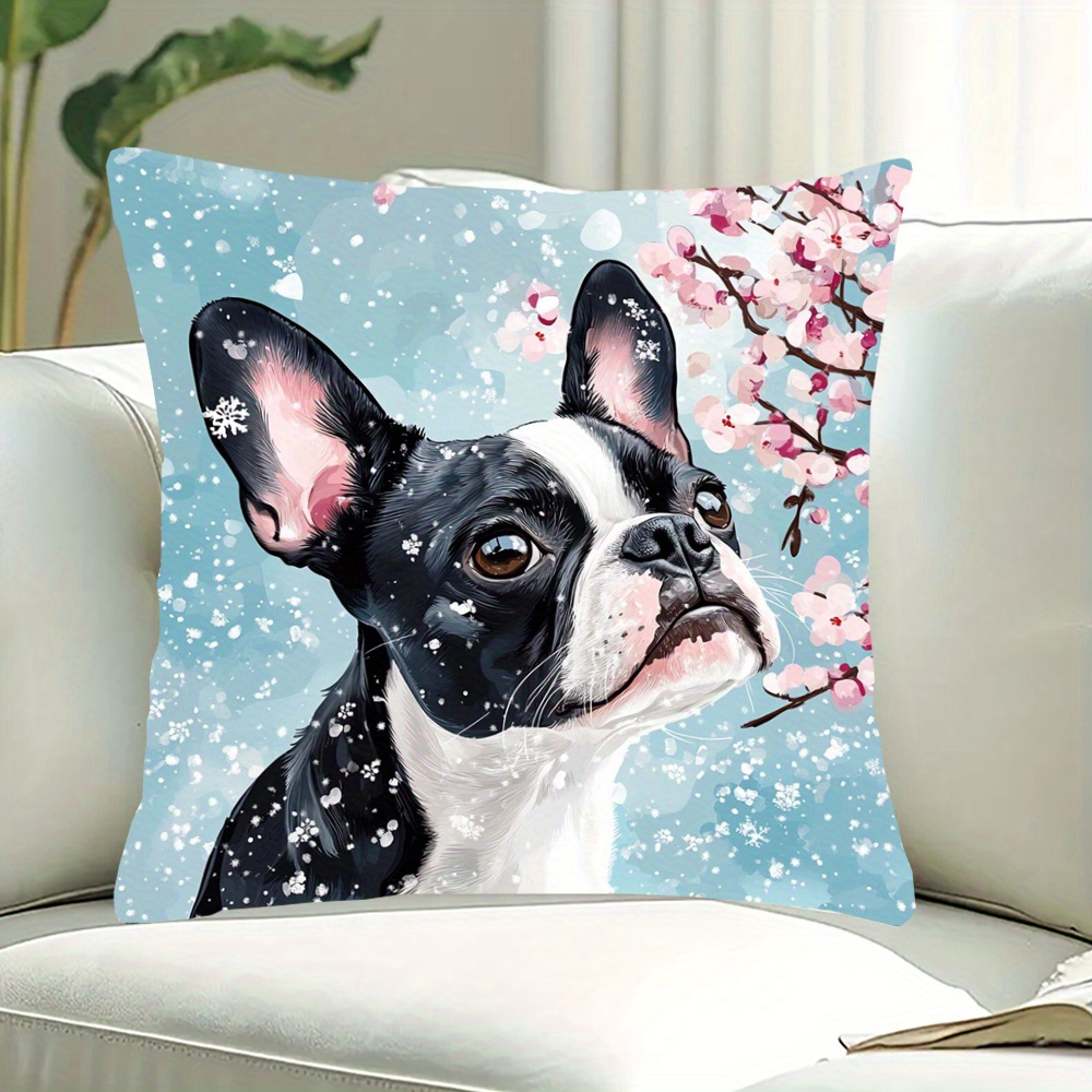 

- Double- Printed Polyester , , Decorative Pet For Types, 18x18