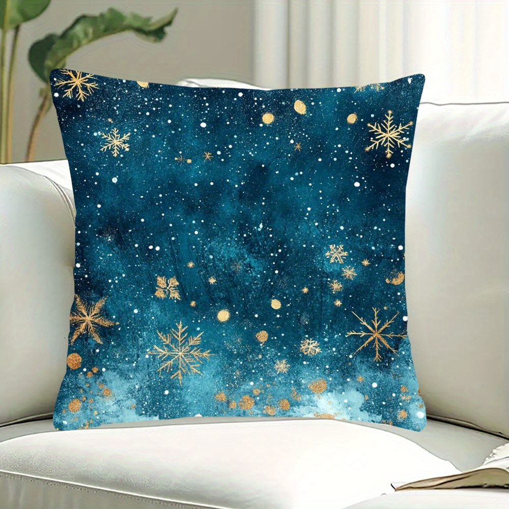 

Christmas - 18x18 , Double-sided & , Zip , Washable For Sofa And Bedroom Decor