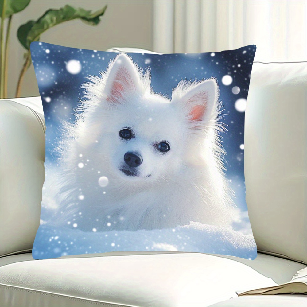 

1pc, In Christmas , 18x18inch, Double- , , , Polyester, Zippered, ,