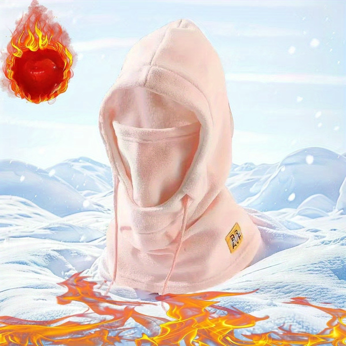 Cagoule D'hiver Multifonction - Cache-cou, Bonnet, Masque, Compatible Casque, Coupe-vent - 2