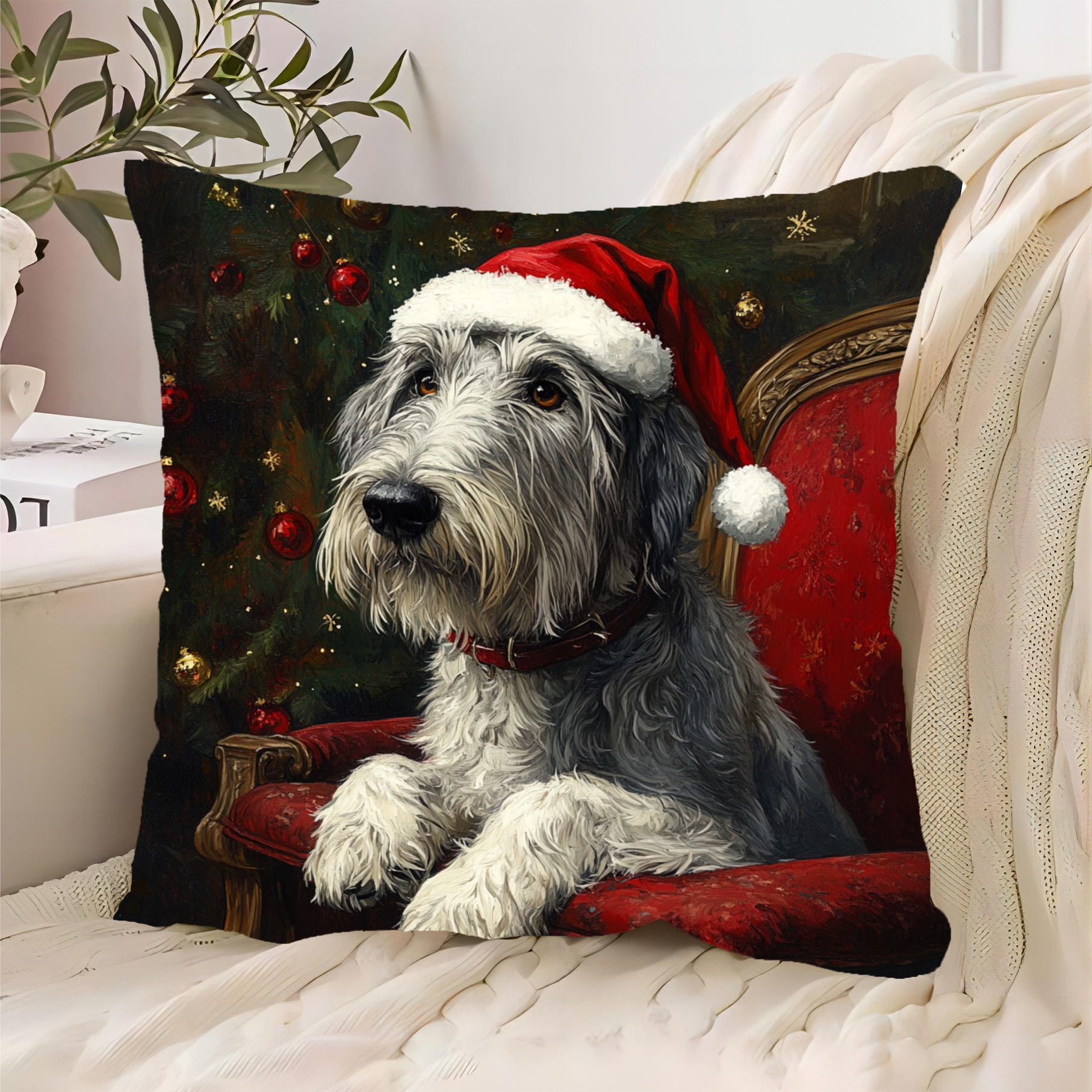 

Christmas 18x18 - , , Zip For , & Car Decor ( Not Included)