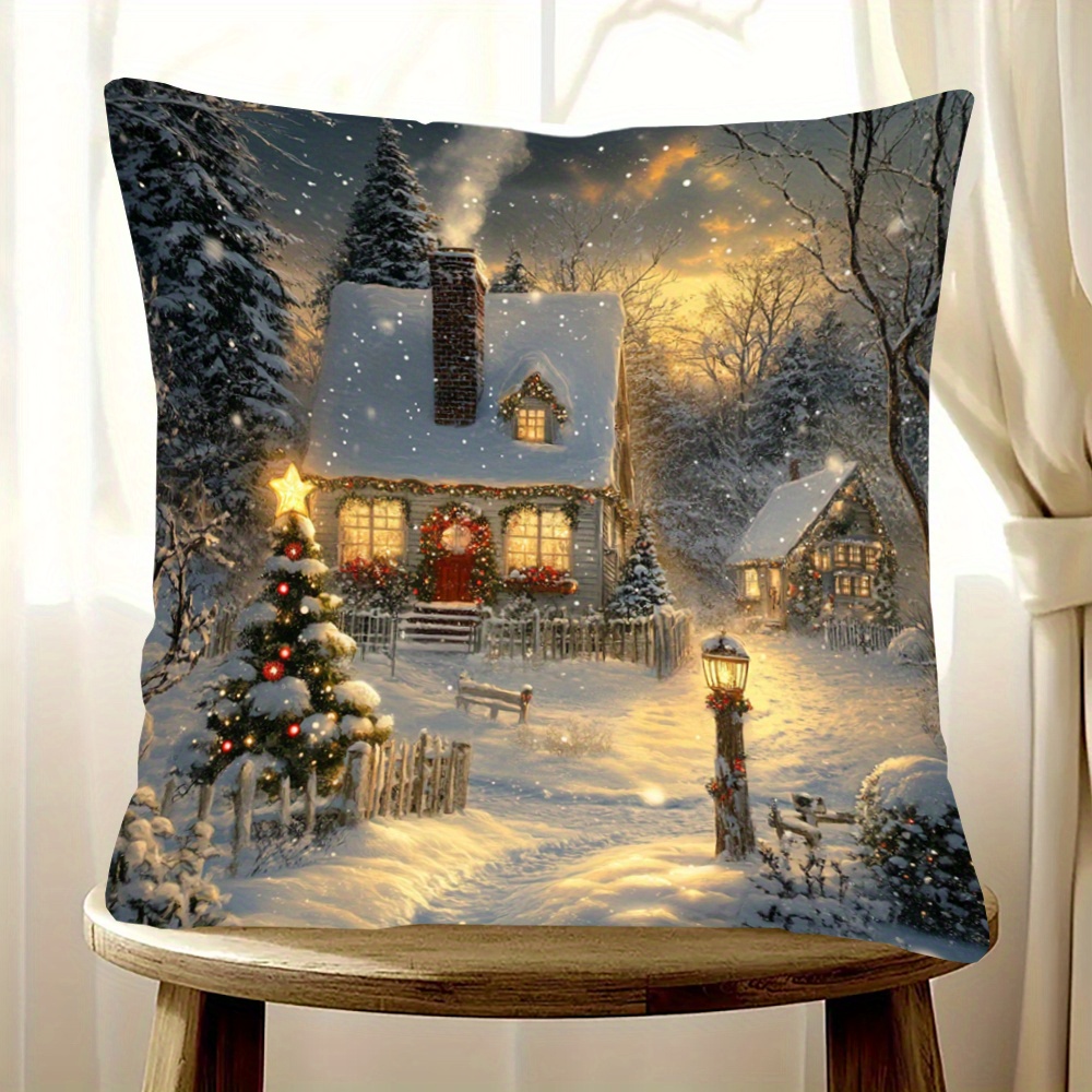 

Christmas 18x18" - Double-sided, For & Sofa Decor, Zip , Washable