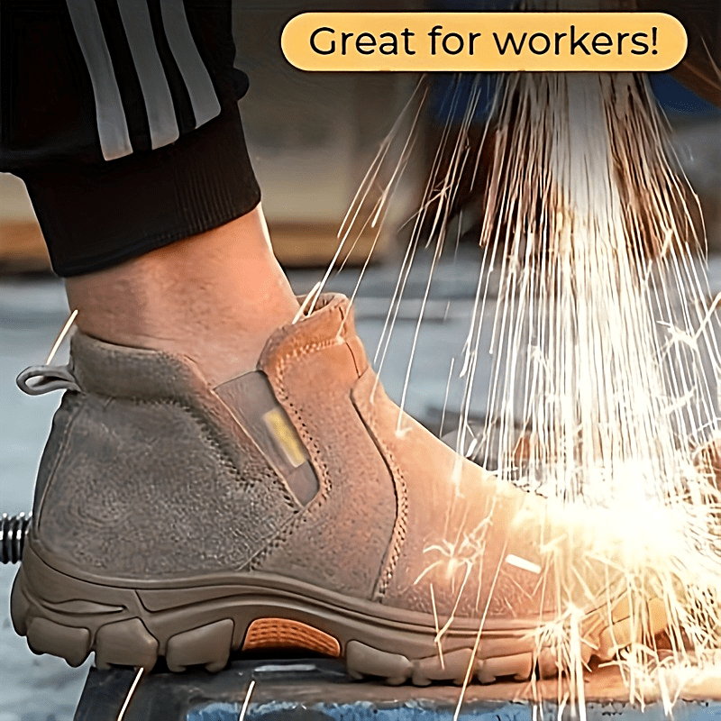 botas puntera acero hombres slip on calzado Temu Guatemala