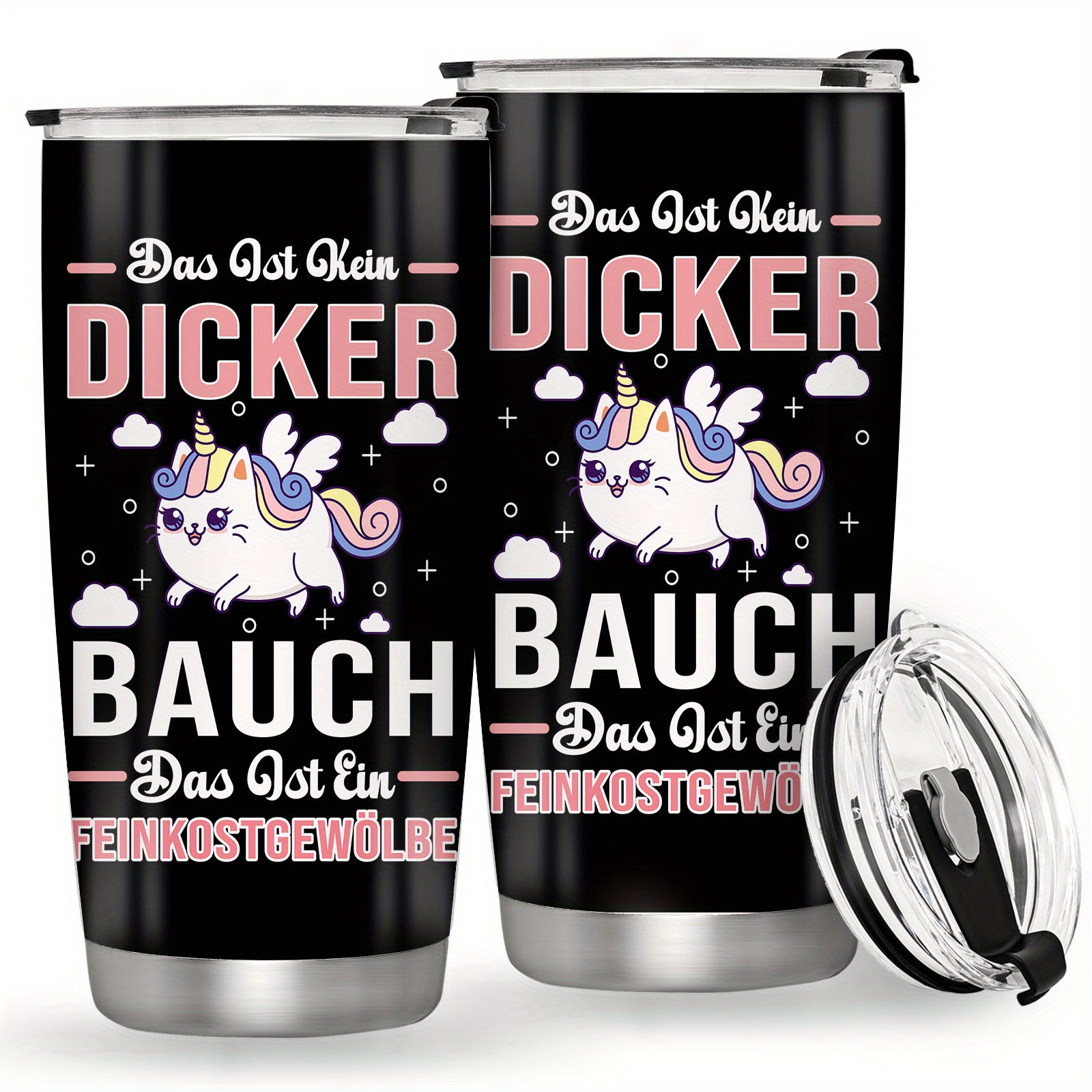 

20oz Stainless Steel Insulated Travel Mug With Funny German Quotes - Leakproof, Bpa-free Coffee For Coworkers, Friends, - Perfect Gift For Birthdays, Christmas, And More, Boyfriend, Sister, Brother