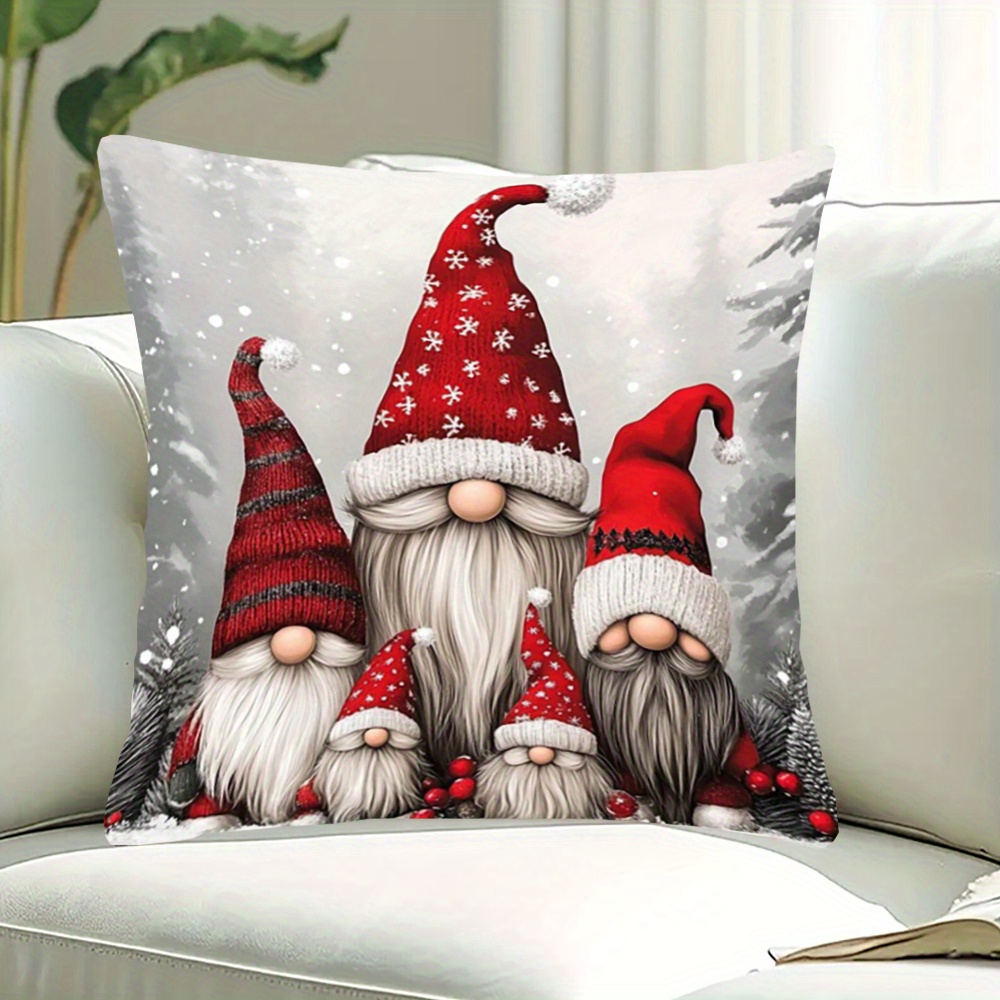 

Double-sided Christmas 18x18 - , Zippered Cushion For Sofa & Bedroom Decor, - For , , And Car ( Not Included)