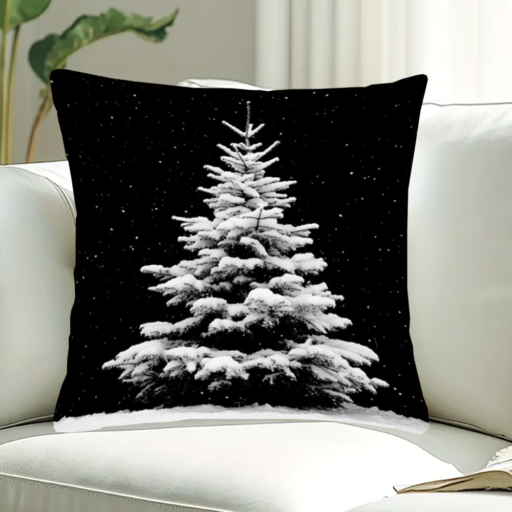 

Contemporary 18x18 , Christmas Tree On - Zippered, , Cushion For , , No -