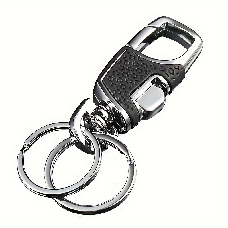 Creative Men'S Business Car Keychain | Elegant 304 Stainless Steel Waist Hanging Buckle, High-End Keychain
