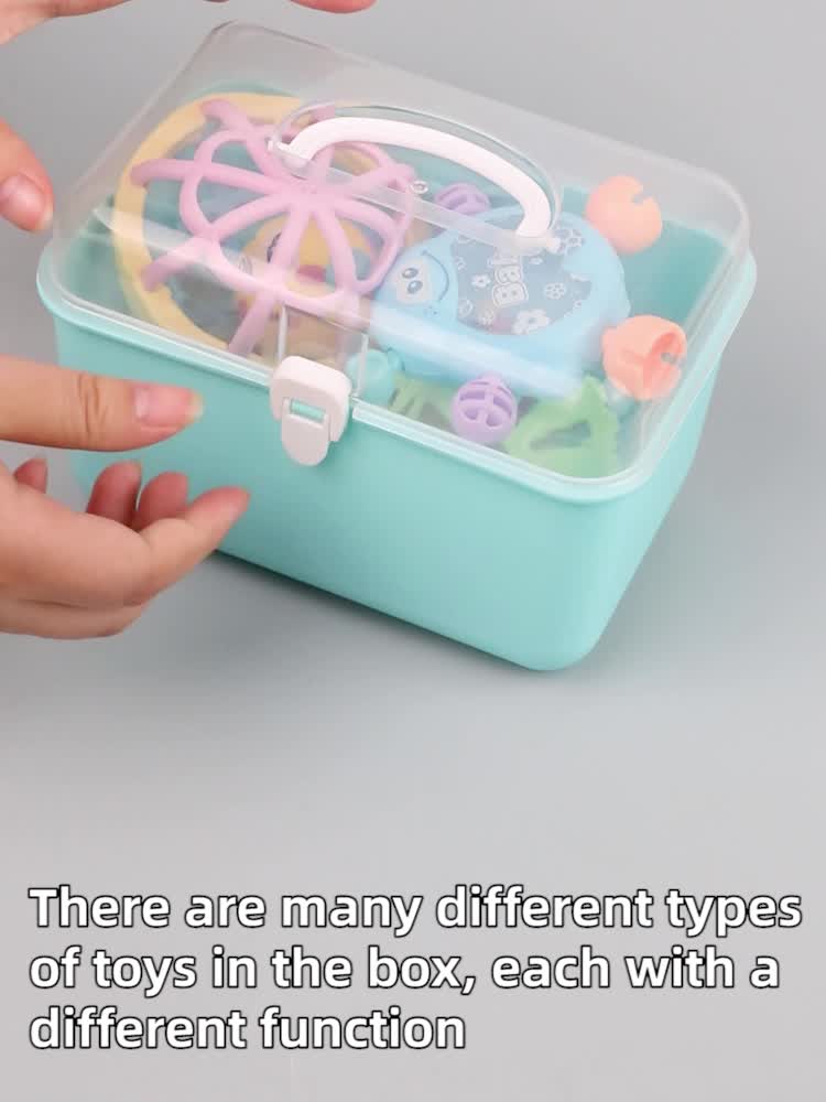 Baby Teething Chewer Rattle Teether Toy Newborn Can Chew Teeth Grab Hand Rattle