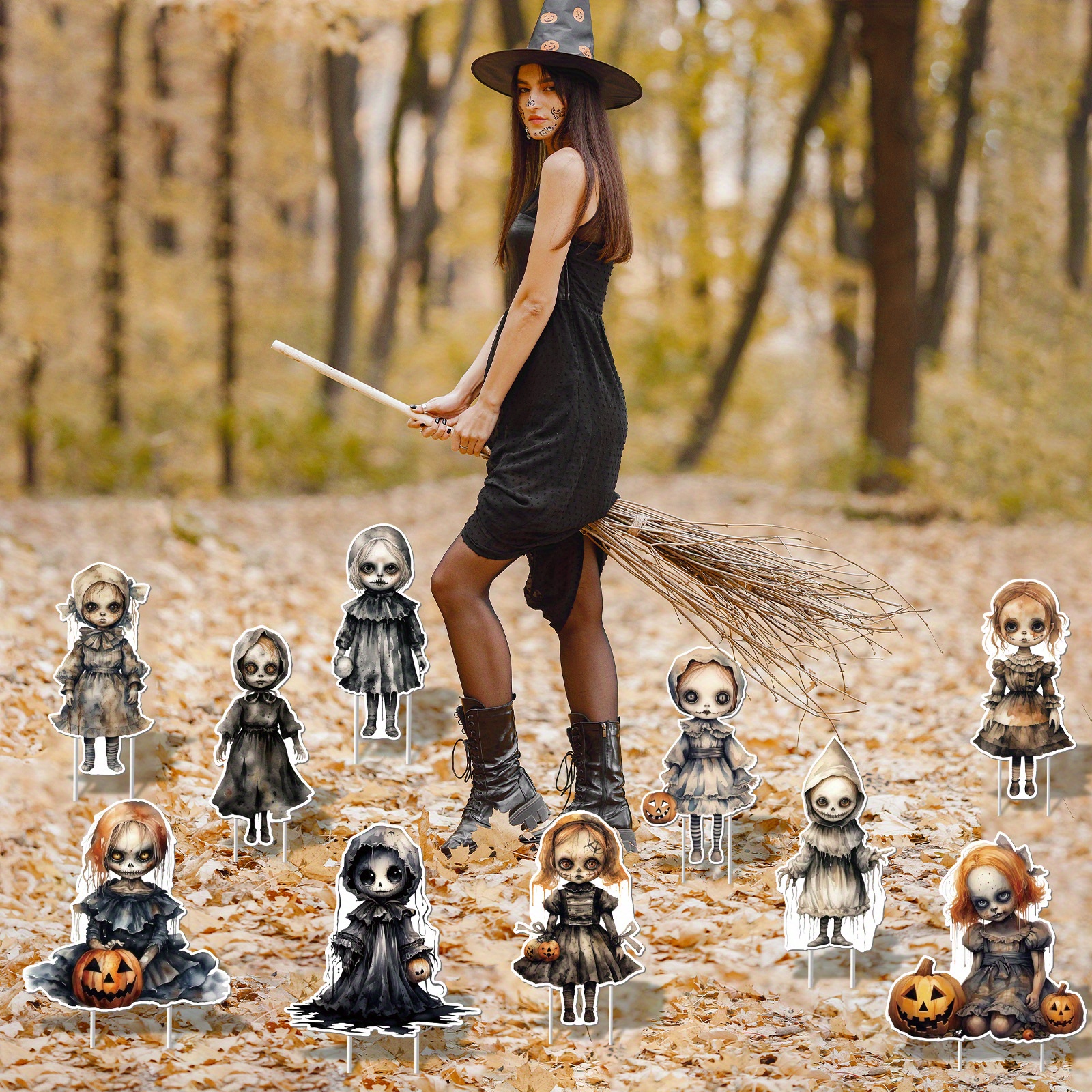 Spooky store doll set