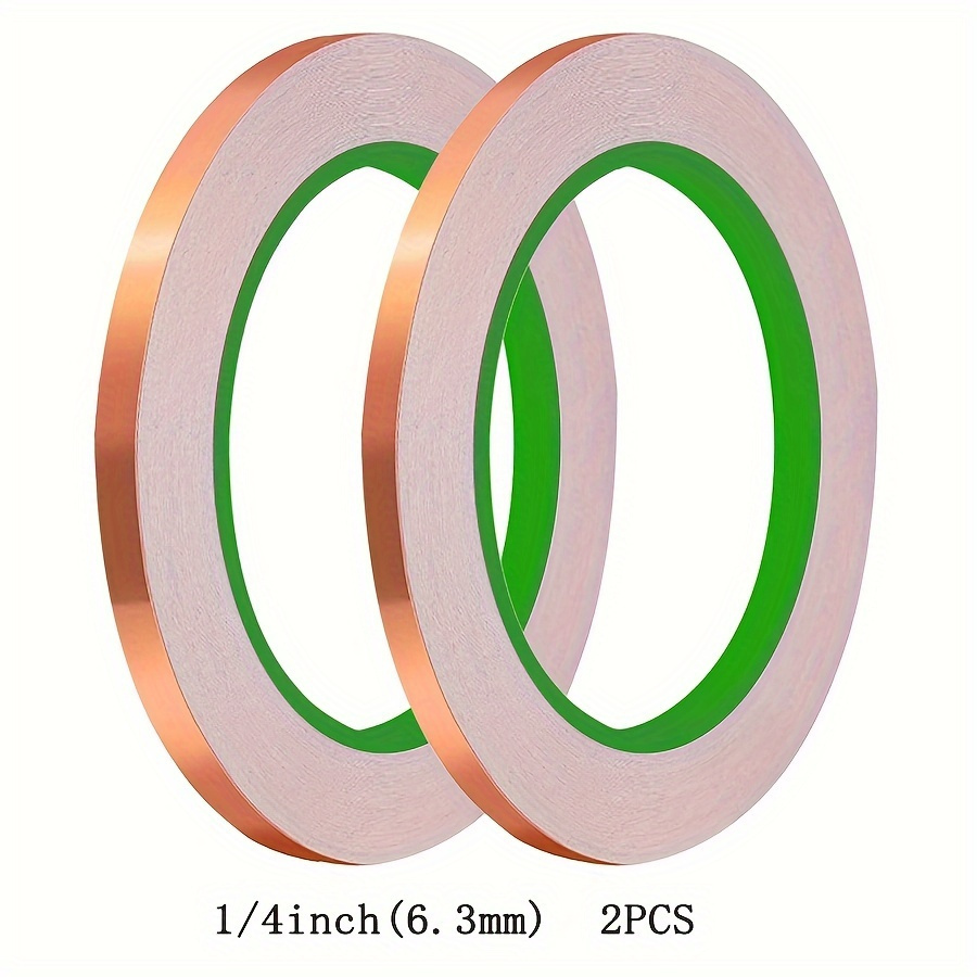 2 ply 4 ply foil tape double sided   foil tape self   tape for emi shielding soldering electrical repairs colored glass materials