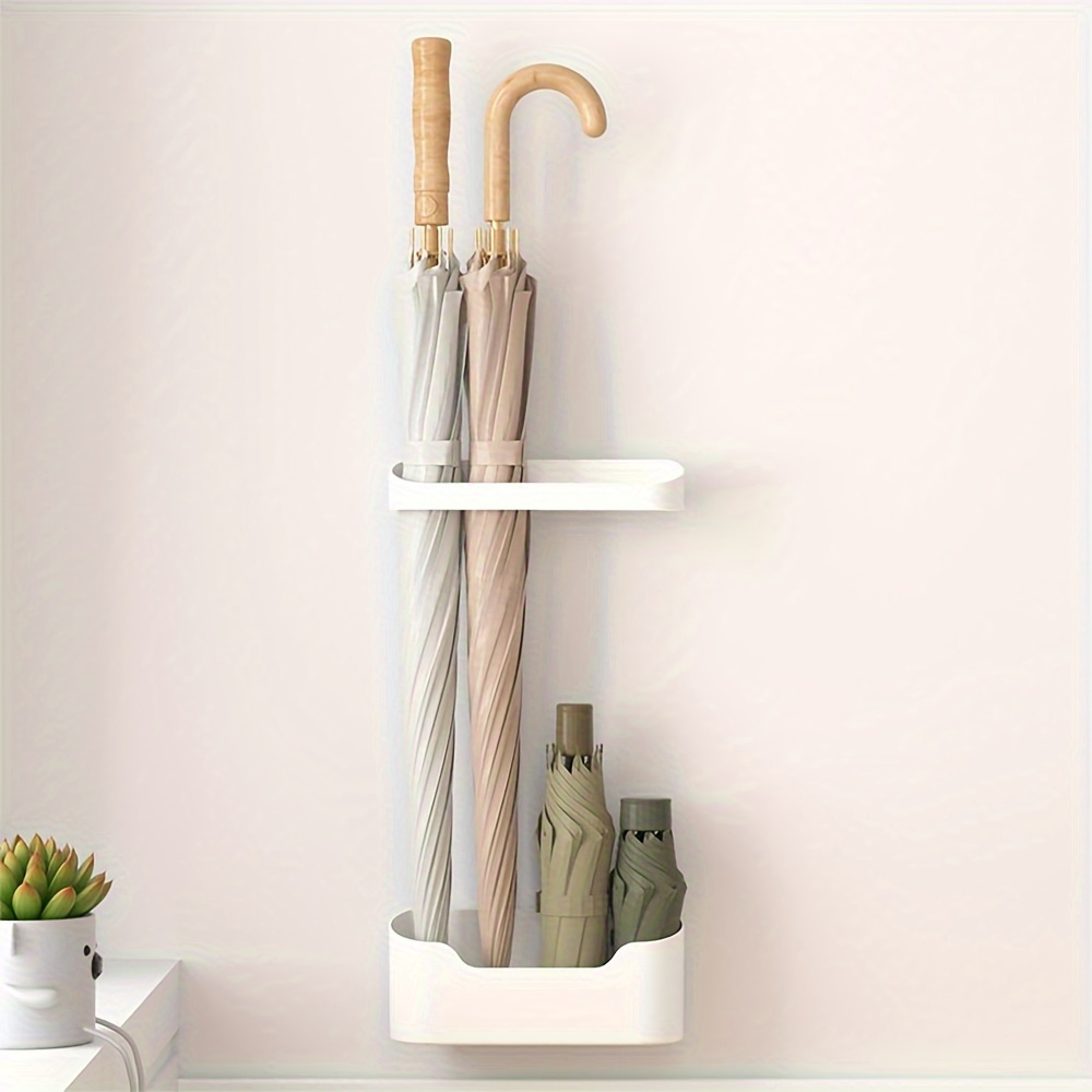 

2pcs/1set: Mounted Stand - Contemporary Long And Folding Organizer