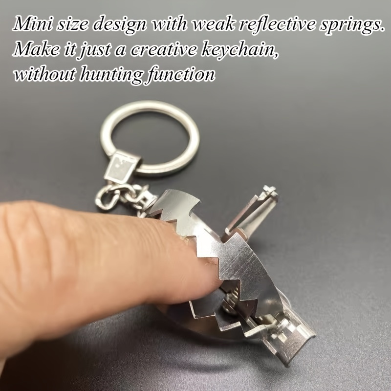 

1pcs Stainless Steel Mini Clip Keychain - Creative Carabiner Design, Durable Stainless Steel, Perfect For Outdoor Adventures & Gifts