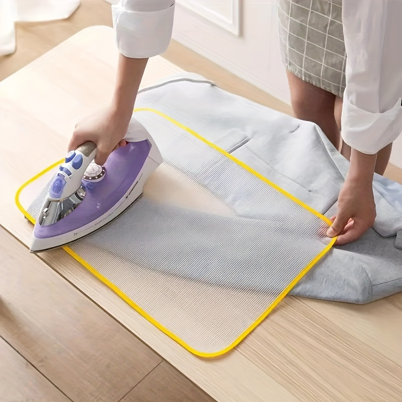 1pc high temperature resistant ironing cloth   steam protection net non electric thermal insulation ironing pad used to protect clothing details 0