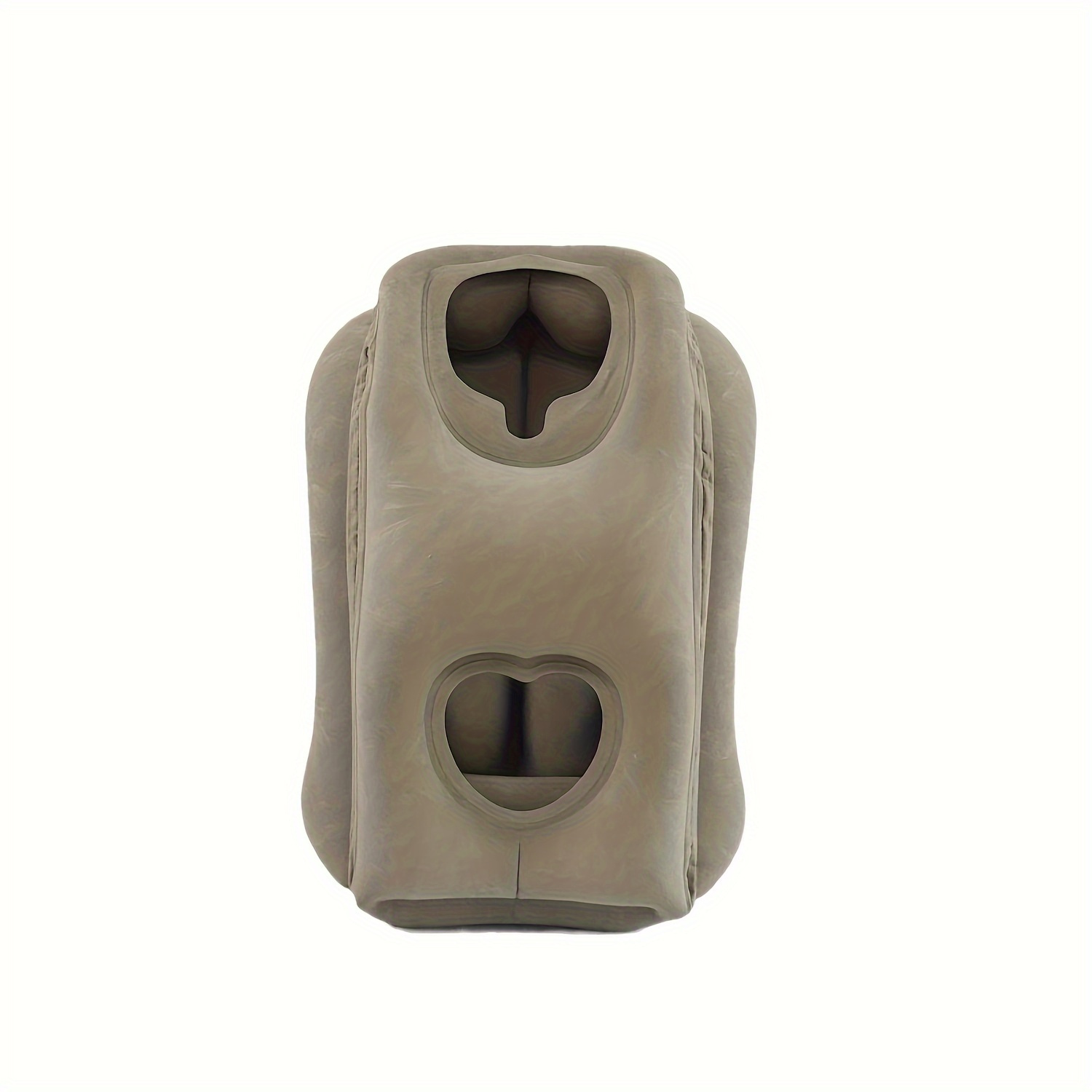 blue inflatable travel pillow for long flights high speed trains office and car rest ergonomic pvc flocked airplane sleeping cushion portable and lightweight ideal for camping and hiking Product details 13