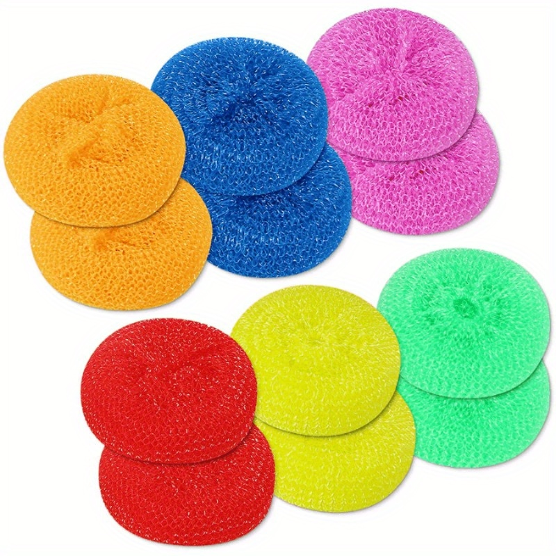 

30-piece Multipurpose Cleaning Sponges Set - Pp Material Nylon Scrub Brushes & Non-scratch Scouring Pads, Durable For Tough Stains & Heavy-duty Kitchen Use