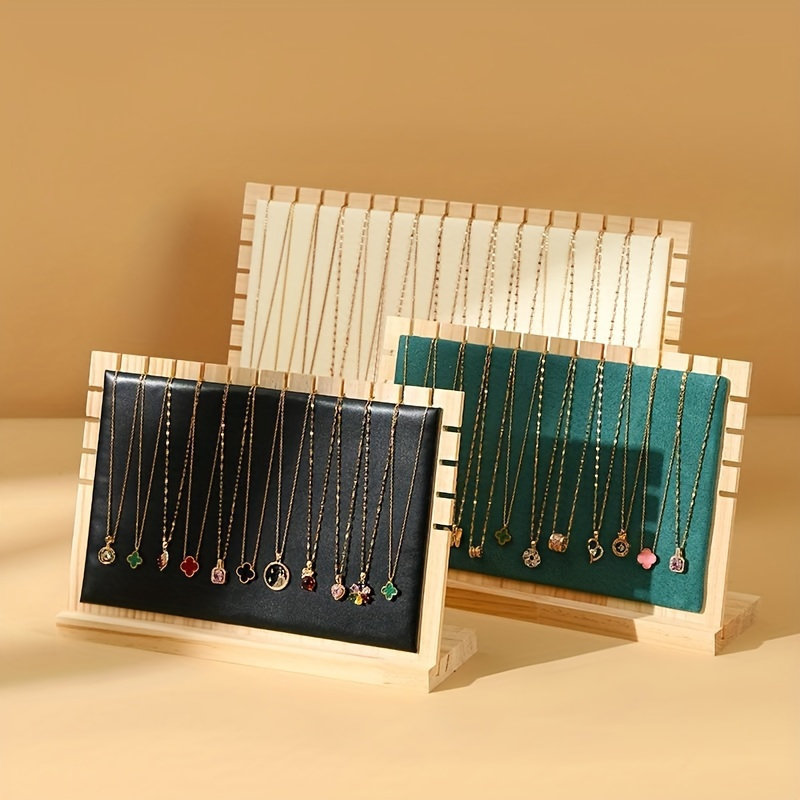 

Fashionable Wooden Display Stand For Jewelry Making, Bracelet Organizer , No Supply