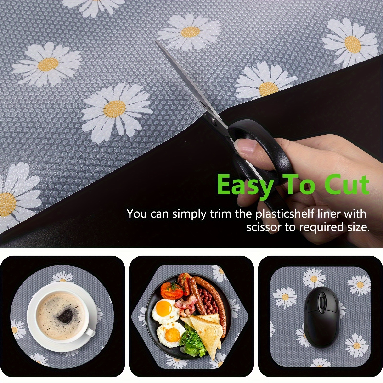 eva kitchen drawer liners 200cm 300cm roll waterproof non stick   and easy to   for kitchen storage and organization details 3