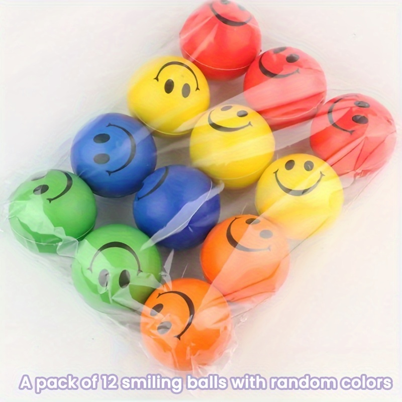 Smile Face Pu Balls Venting Decompression Sponge Foam Stress - Temu