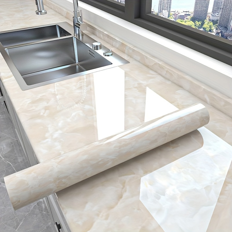 self adhesive kitchen cabinet protector film waterproof oil resistant transparent wallpaper for doors and surfaces wall paper kitchen waterproof kitchen wall protector oil proof details 3