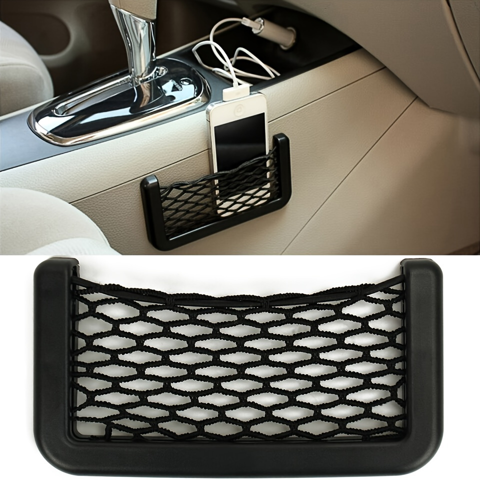 

4pc, Universal Mesh Bag 20x8cm, Car Interior, , Elastic Storage Net, Storage Net For Miscellaneous Items, Storage Net, Mobile Phone Holder Organizer