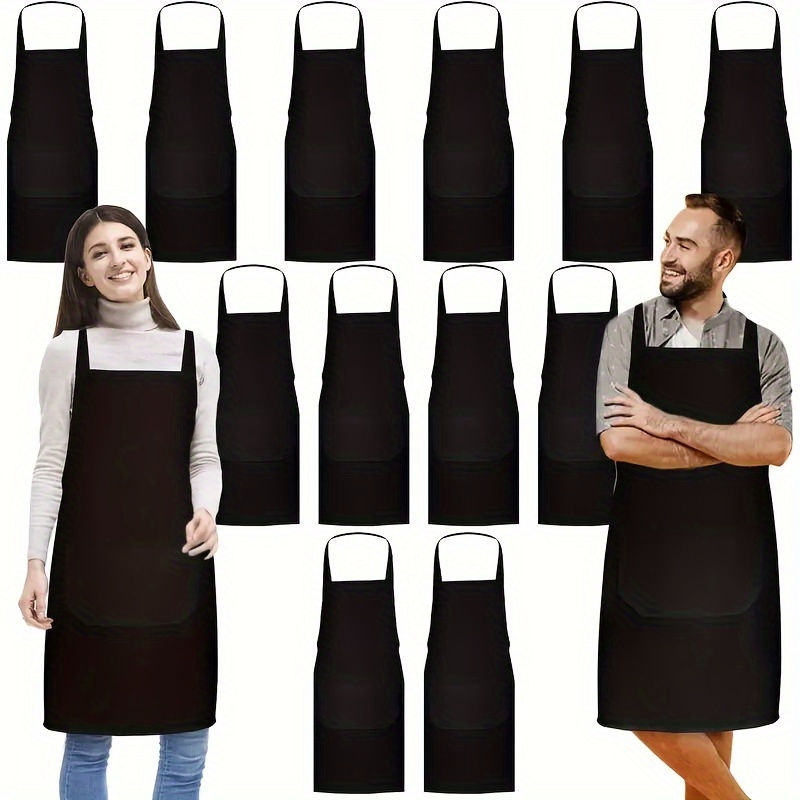 

12- Unisex Aprons, Fashionable Kitchen Aprons, Oil-, Summer , Adult Waist Aprons For Cooking And Gardening