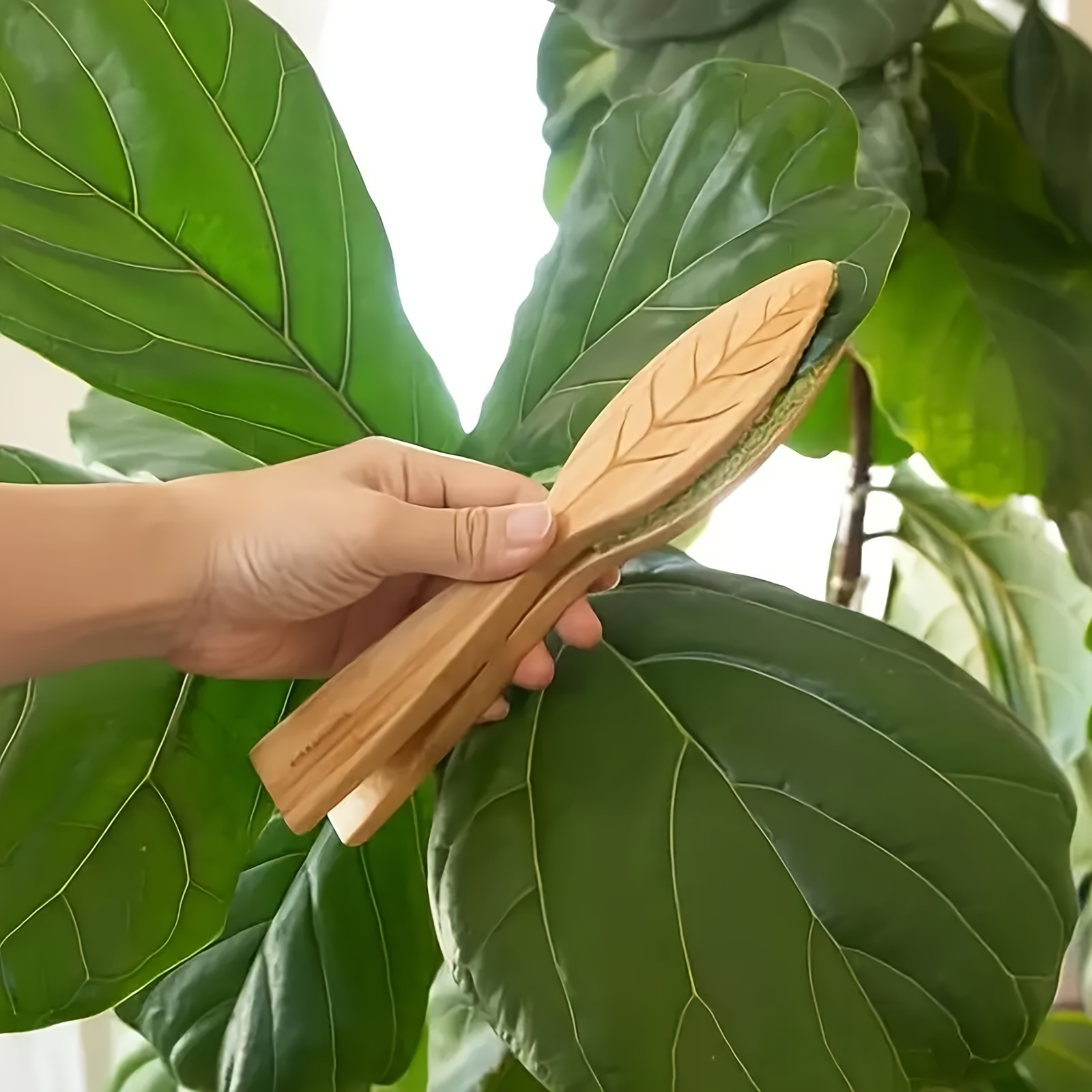 

High-quality Wooden Leaf Cleaner - Handheld Plant Cleaning Tweezers For Home & Garden, -, Amazon