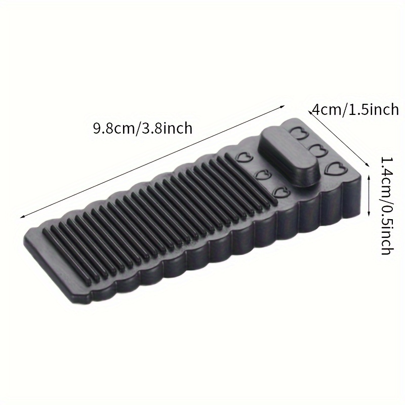 2pcs colorful no drill rubber door stops windproof door wedge   anti slam   mixed colors durable door stops for interior and outdoor use Product details 4