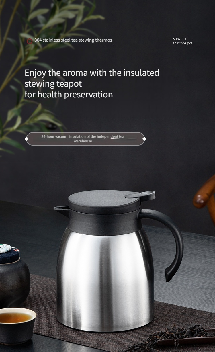     thermal coffee pot with filter pot thermal bottle coffee cup tea pot with net   grid tea pot with filter net thermal pot cold pot restaurant hotel household   kettle   hot water bottle warm bottle boiling water kettle details 0