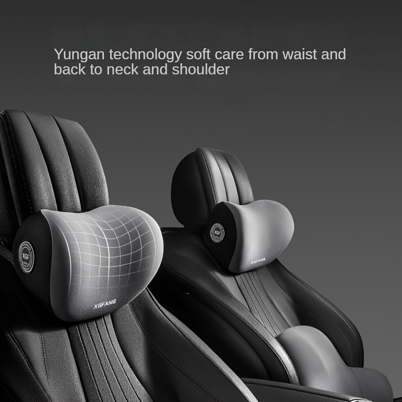 1pc of Ergonomic Memory Foam Neck Pillow for - Comfortable, Slow-Rebounding, Ideal for Travel And Driving, with a Medium Firmness