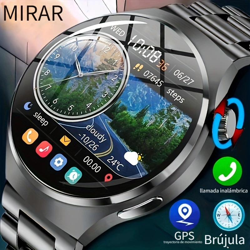 Reloj Inteligente Pulsera De Actividad Con Nfc NFC Pulgadas De Pantalla LCD  Cargador Inalámbrico De