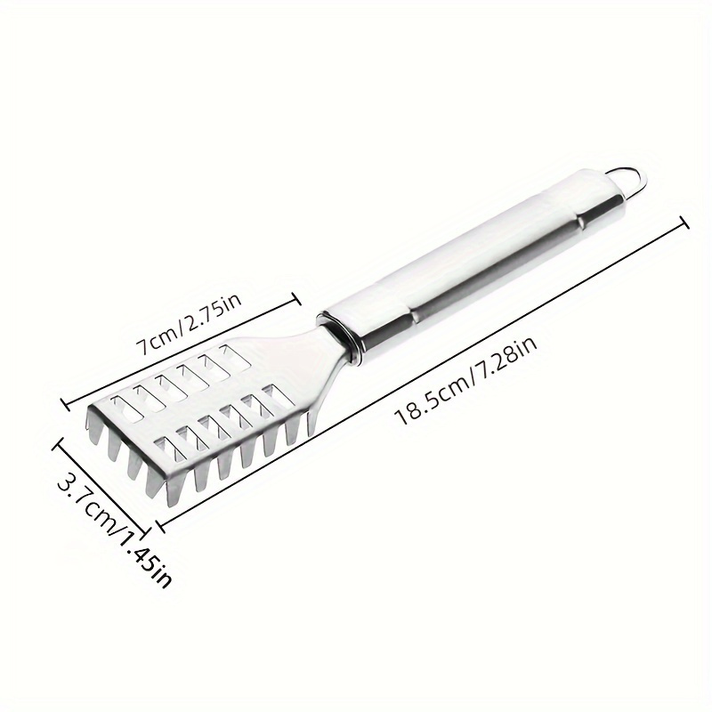 Stainless Steel Fish Scale Scraper Ergonomic Handle 201 Rust - Temu ...