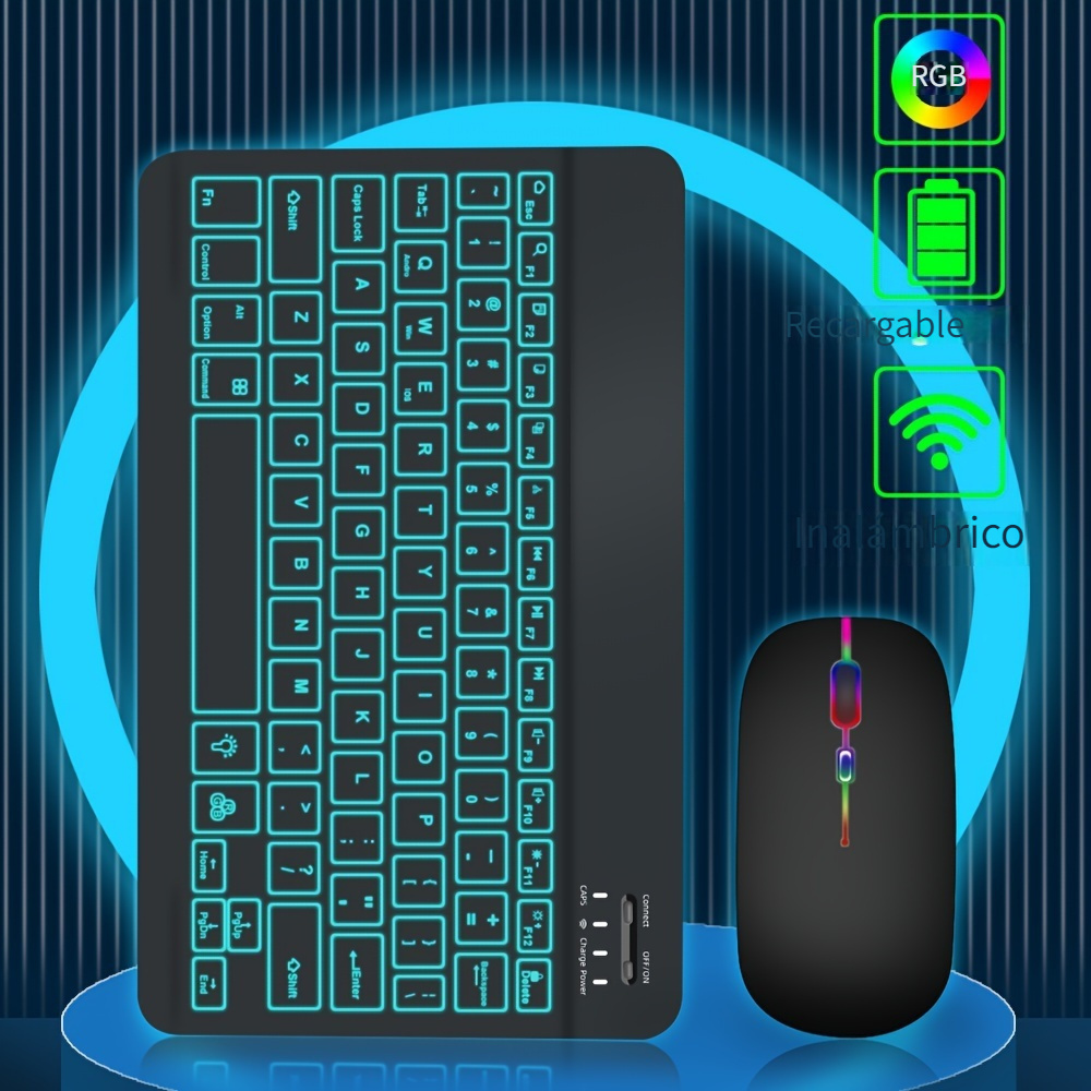 Teclado y mouse inalámbricos