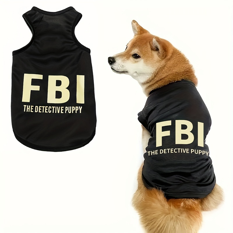 

Breathable Polyester Knit Dog Vest - Cooling Pet Top With Cute Letter Design, Hand Wash Only - Ideal For Small To Large Breeds