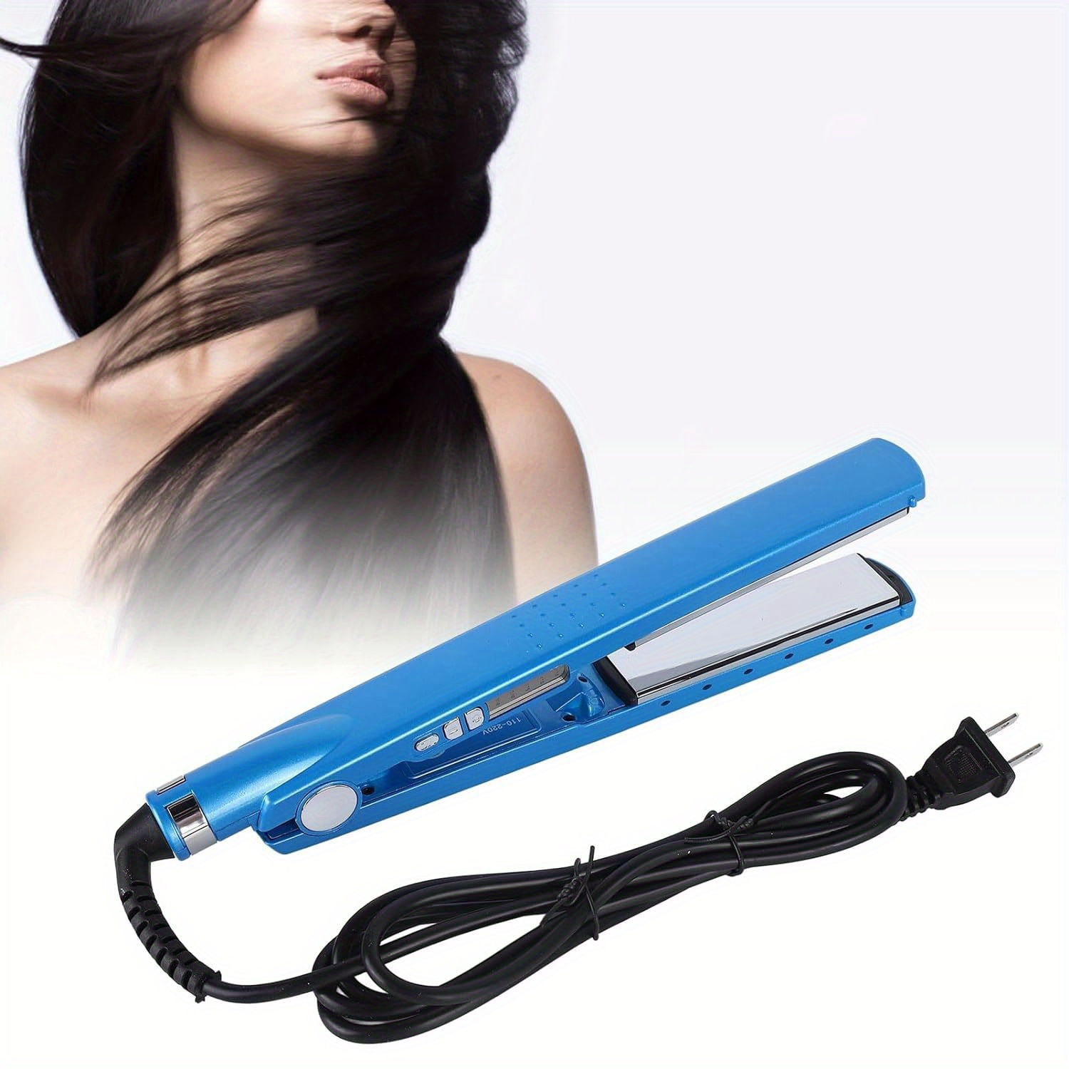 

Professional Hair Straightener And Curler 2-in-1, Negative Ion Flat Iron With 5 Adjustable Temperatures, Gifts For Women, Mother's Day Gift