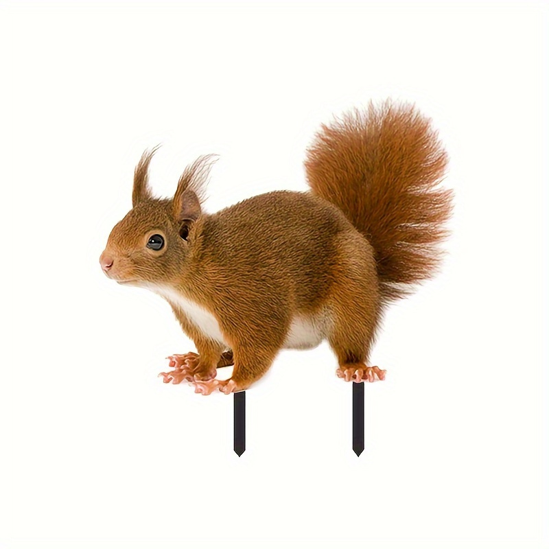 

Charming Squirrel Acrylic Garden Stake - Durable Outdoor Lawn & Patio Decor | Versatile Yard Art Display