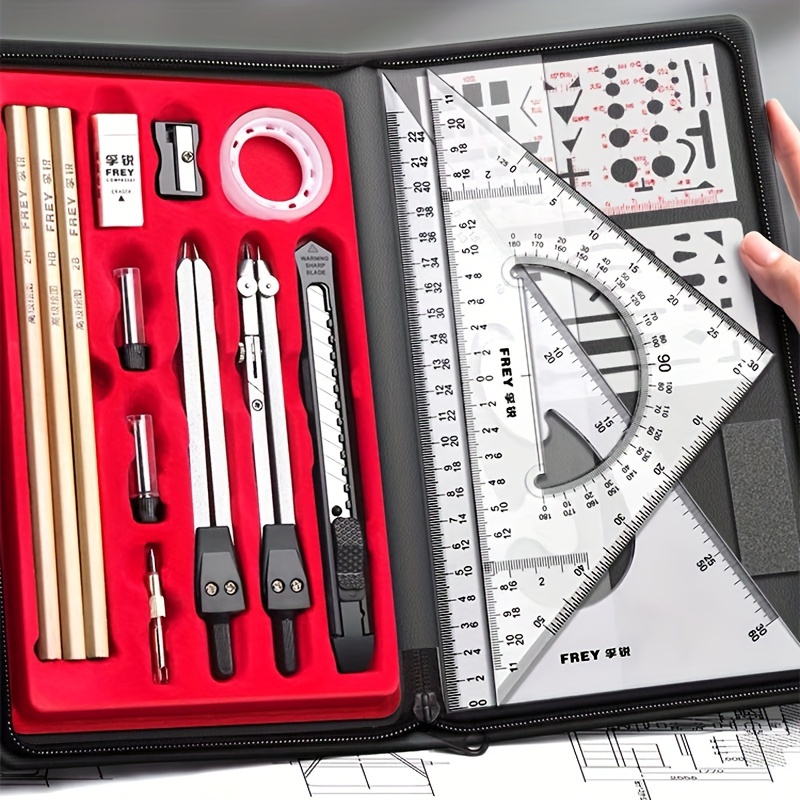 Professional Drafting Drawing Tools Kit Precision Temu