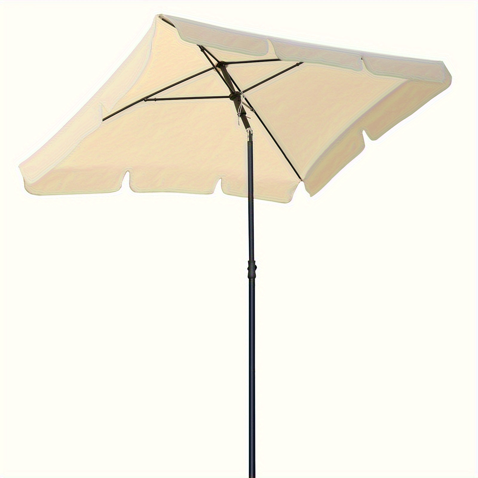 

2x1.25m Parasol de balcon Parasol de jardin Parasol de marché pliant anti-UV