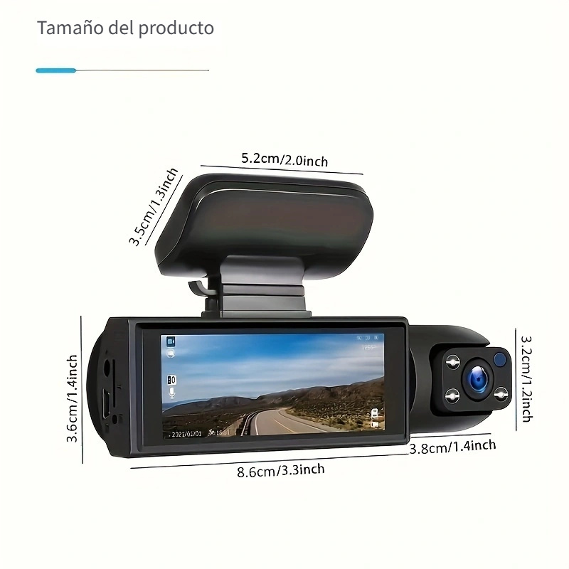 CAMARA DE VISION TRASERA AJUSTABLE 360º PAL/NTCS - CONDE Car-Audio