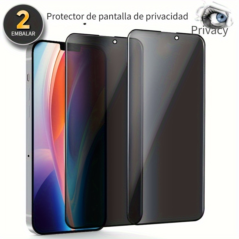 Cristal Templado Completo Negro Irrompible para iPhone 12 Pro