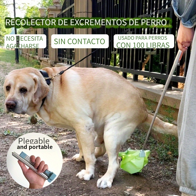 Dispensador de bolsas de basura para mascotas, conjunto de herramientas de  limpieza para residuos de perro, con forma de hueso